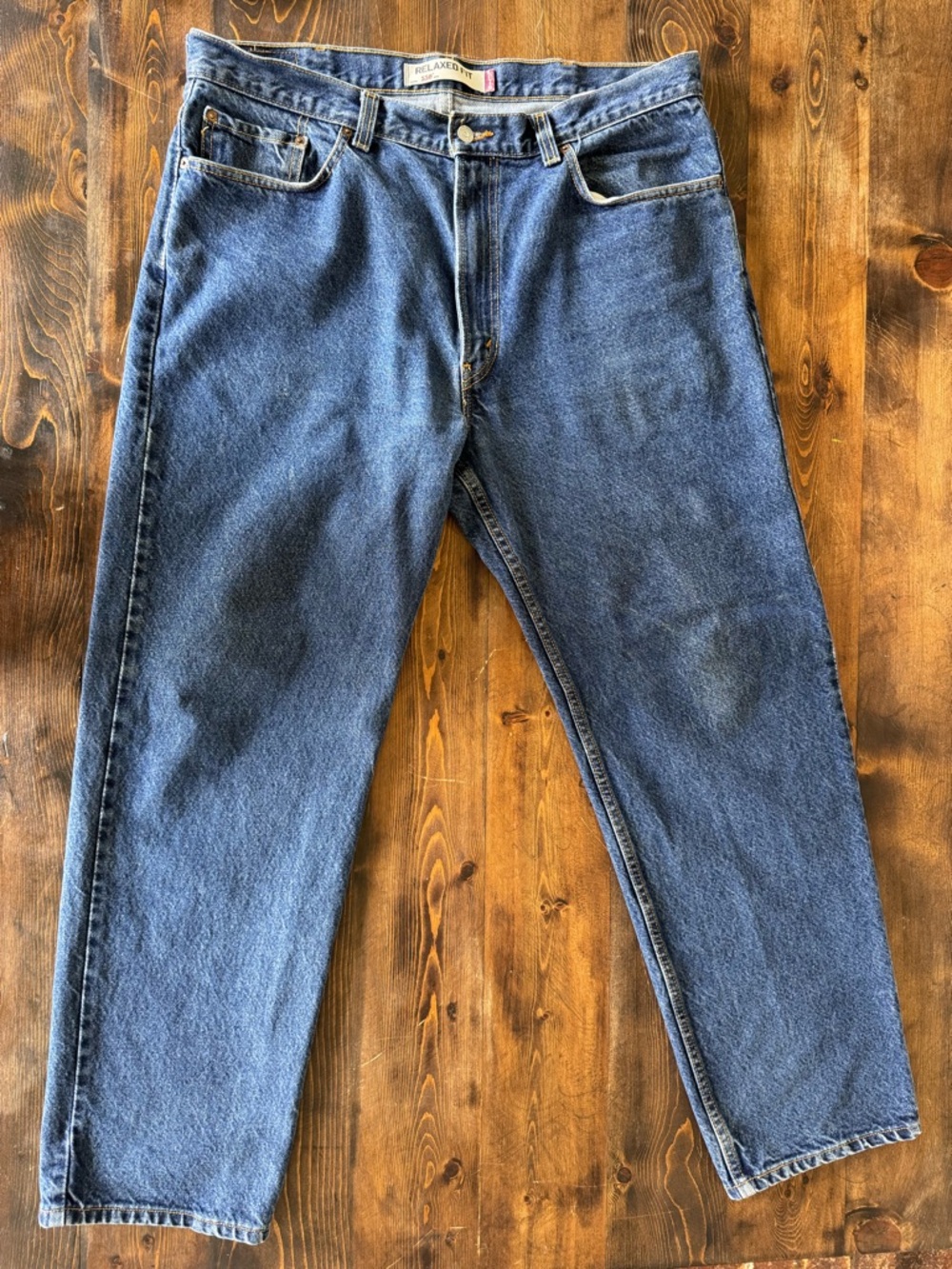 Levi’s 550 Relaxed Fit Jeans Mens 38x32 Dark Wash Classic Straight Denim